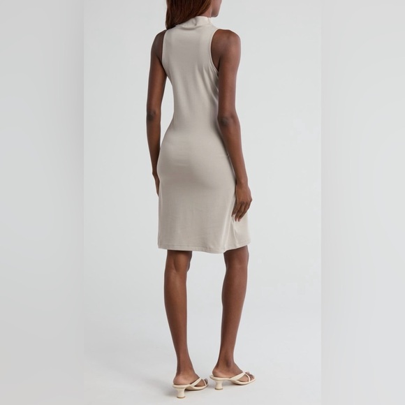 Vince Sleeveless Mock Neck Dress - Picture 2 of 6